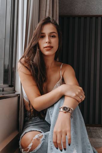 foto feminina casual