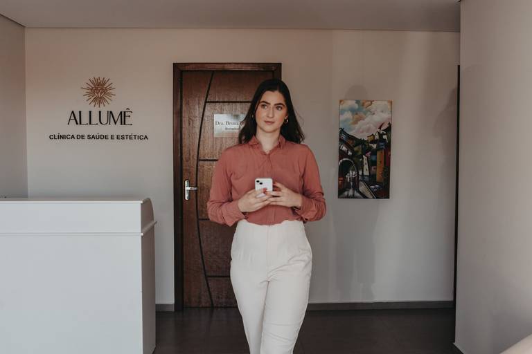 Foto de marca pessoal esteticista