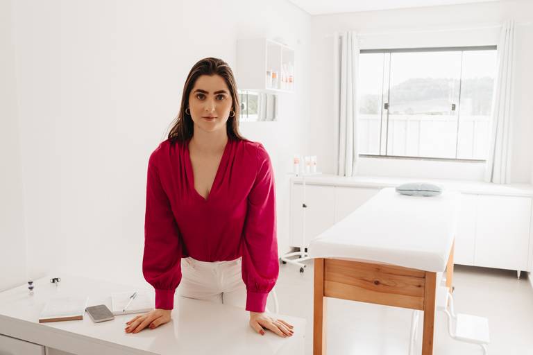 Foto de marca pessoal esteticista