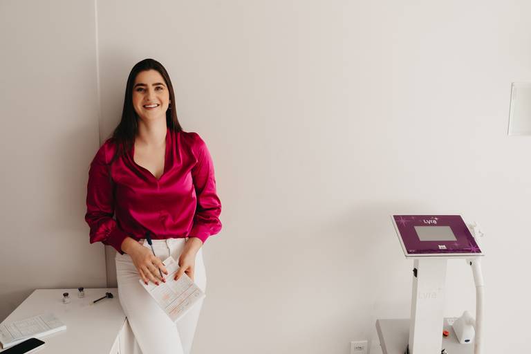 Foto de marca pessoal esteticista