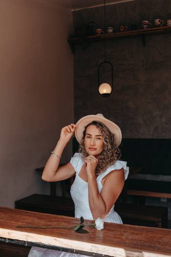 foto feminino natureza delicado