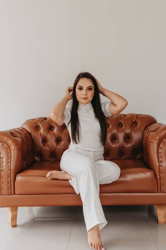 Ensaio casual delicado