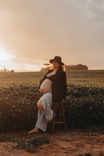 ensaio de gestante natureza