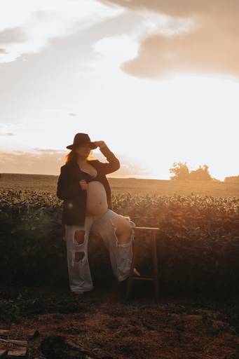 ensaio de gestante natureza