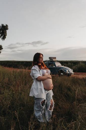 ensaio de gestante natureza