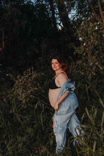 ensaio de gestante natureza