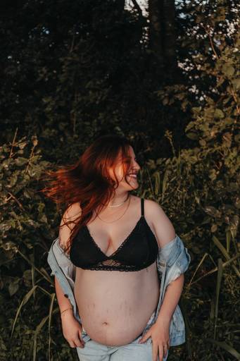 ensaio de gestante natureza