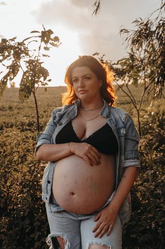 ensaio de gestante natureza