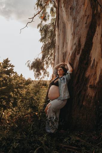 ensaio de gestante natureza