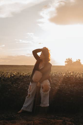 ensaio de gestante natureza