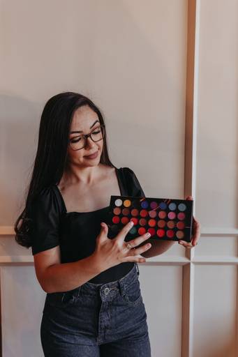 Ensaio de marca pessoal maquiadora