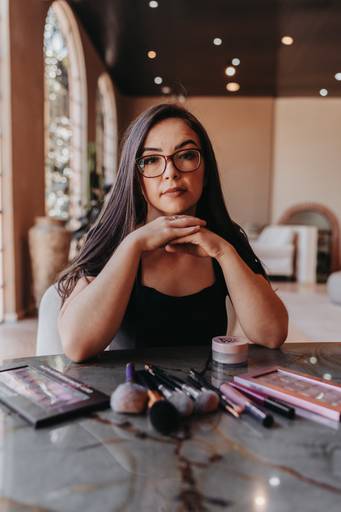 Ensaio de marca pessoal maquiadora