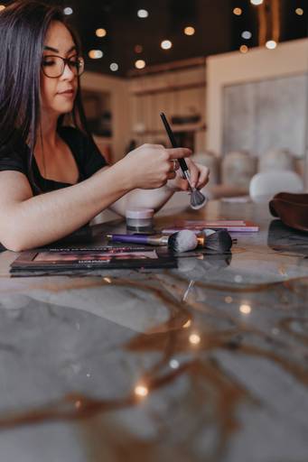 Ensaio de marca pessoal maquiadora