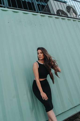 foto urbana feminina