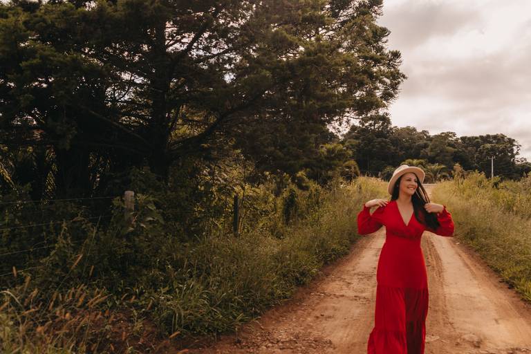 ensaio natureza feminino