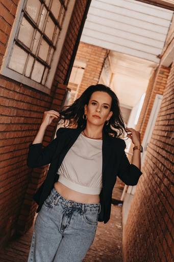 ensaio de mulher urbano