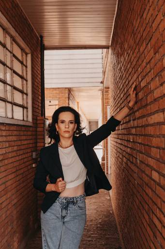 ensaio de mulher urbano