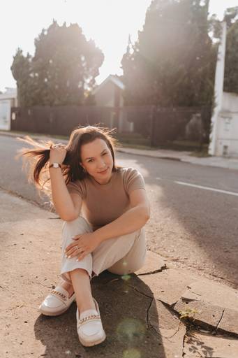 ensaio urbano delicado boho