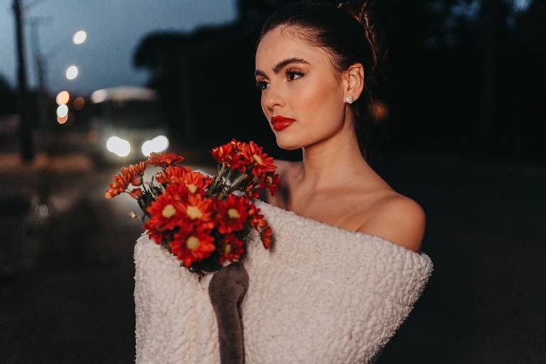 ensaio feminino a noite coberto feminino