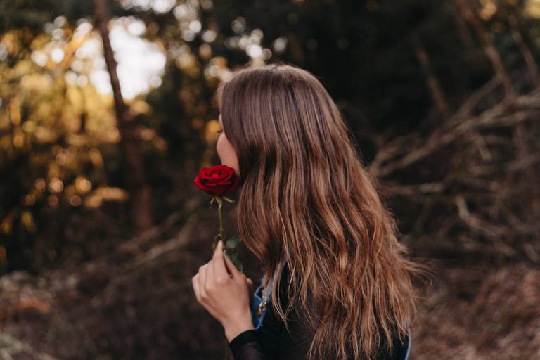 foto feminina natureza