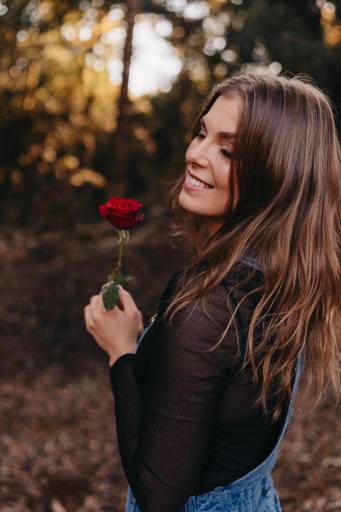 foto feminina natureza