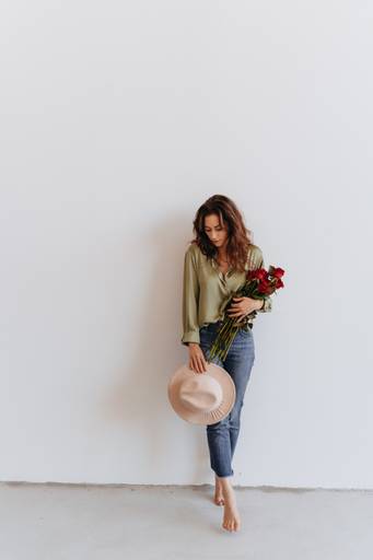 ensaio feminino com rosas