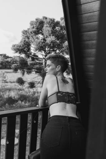 foto feminina intimista