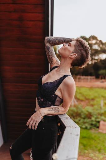 foto feminina intimista