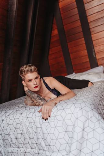 foto feminina intimista