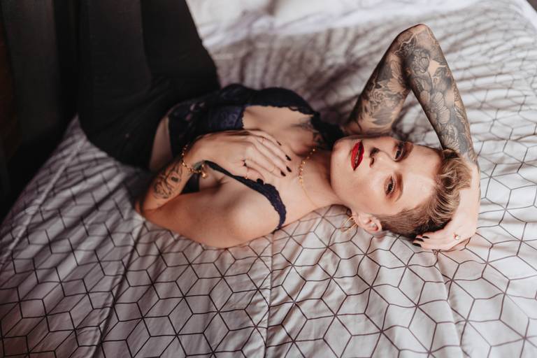 foto feminina intimista