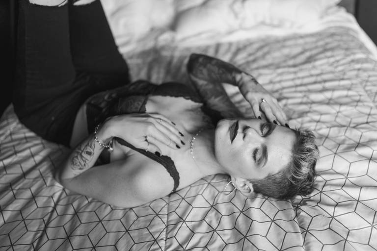 foto feminina intimista