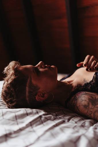 foto feminina intimista