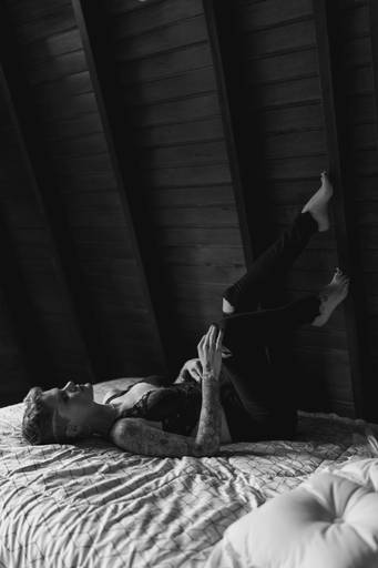 foto feminina intimista