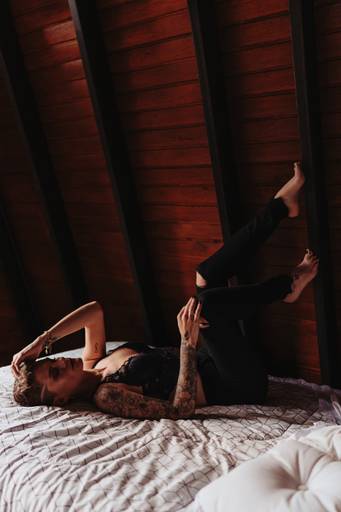 foto feminina intimista