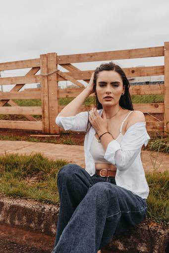 ensaio feminino chuva