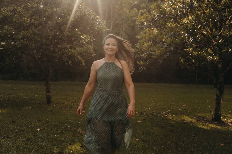 ensaio feminino aniversário natureza