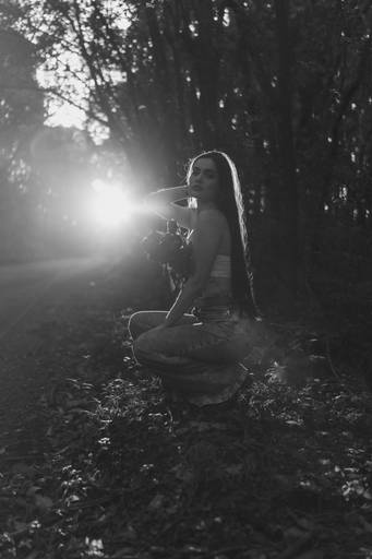 ensaio feminino natureza com flores