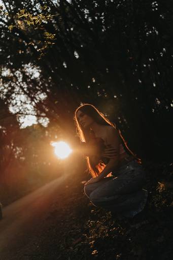 ensaio feminino natureza com flores