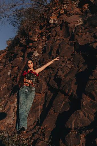 ensaio feminino natureza com flores