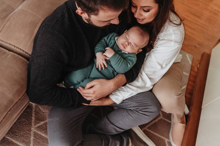 ensaio bebe 2 meses em casa