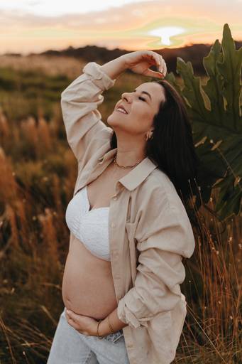 ensaio gestante natureza atemporal 24 semanas