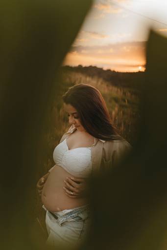 ensaio gestante natureza atemporal 24 semanas