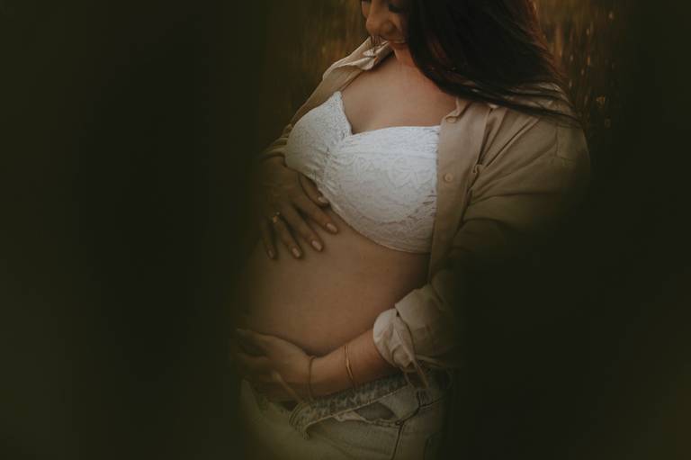 ensaio gestante natureza atemporal 24 semanas