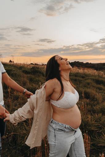 ensaio gestante natureza atemporal 24 semanas