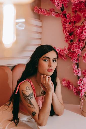 Ensaio feminino café delicado