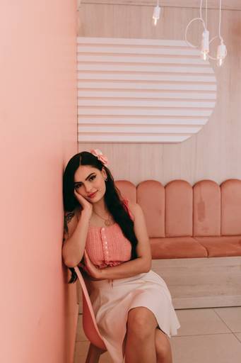 Ensaio feminino café delicado