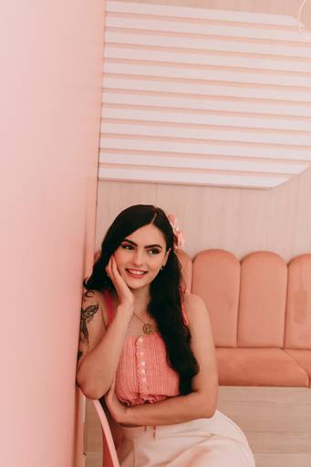 Ensaio feminino café delicado