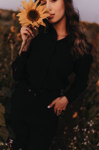 Ensaio feminino no girassol 