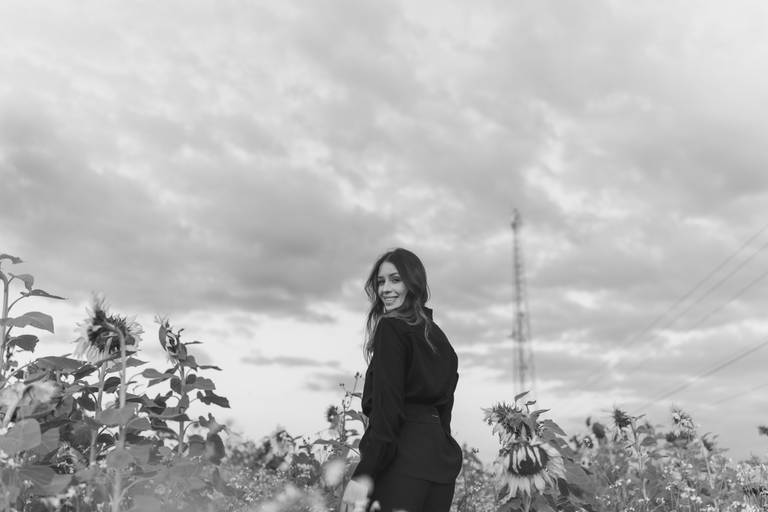 Ensaio feminino no girassol 