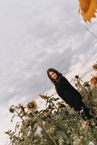 Ensaio feminino no girassol 